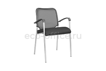 Стул посетителя AMIGO Silver ARM 450891/TA17T01 Чёрная сетка купить в Кранодаре