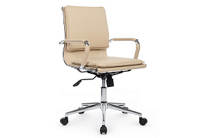 Кресло RV Chair HUGO 6003-2SE Бежевая экокожа фото