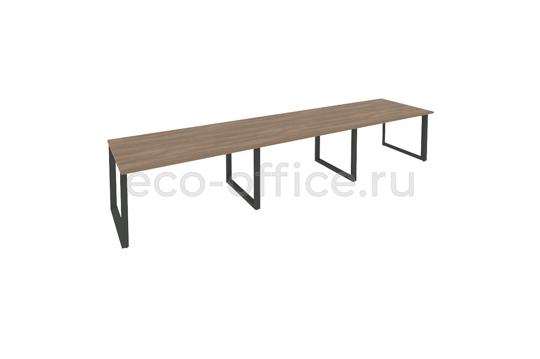 Стол переговорный (3 столешницы) ONIX O.MO-PRG-3.3 Дуб Аризона / Антрацит металл  купить в Кранодаре