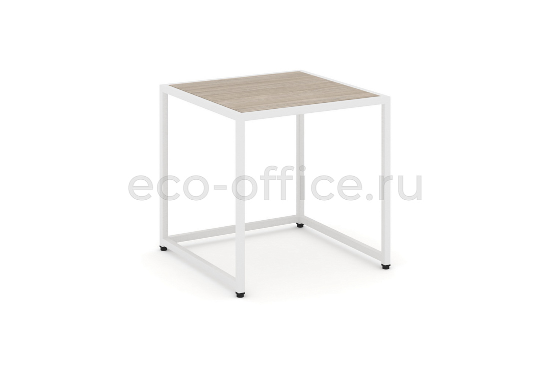 Стол журнальный LOFT VR.L-SJK-50 Дуб Аттик / Белый металл купить в Кранодаре