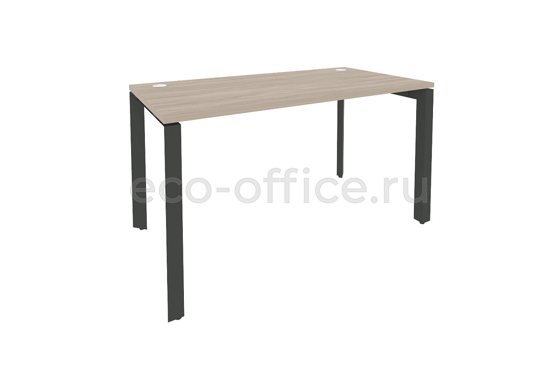 Стол рабочий на П-образном м/к ONIX O.MP-SP-3.7 Дуб Аттик / Антрацит металл  купить в Кранодаре