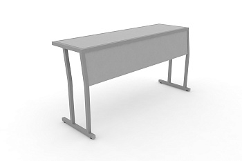 Стол учебный трехместный с царгой DESK DK-1500SP Серый / Серый Металл купить в Кранодаре