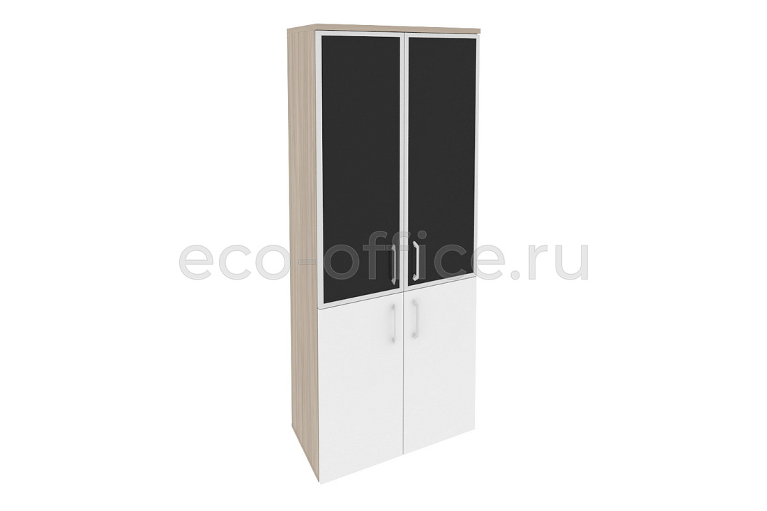 Шкаф высокий широкий ONIX O.ST-1.2 R black Дуб Аттик / Белый Бриллиант купить в Кранодаре