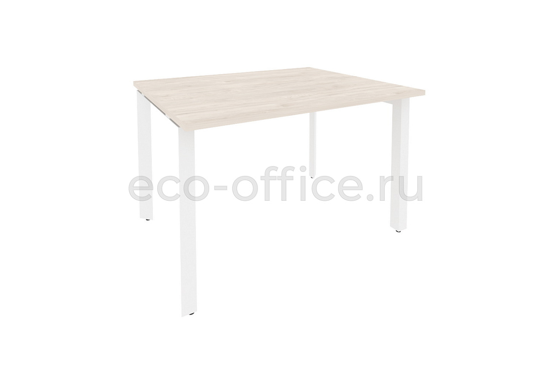 Стол переговорный (1 столешница) ONIX O.MP-PRG-1.2 Денвер Светлый / Белый металл  купить в Кранодаре