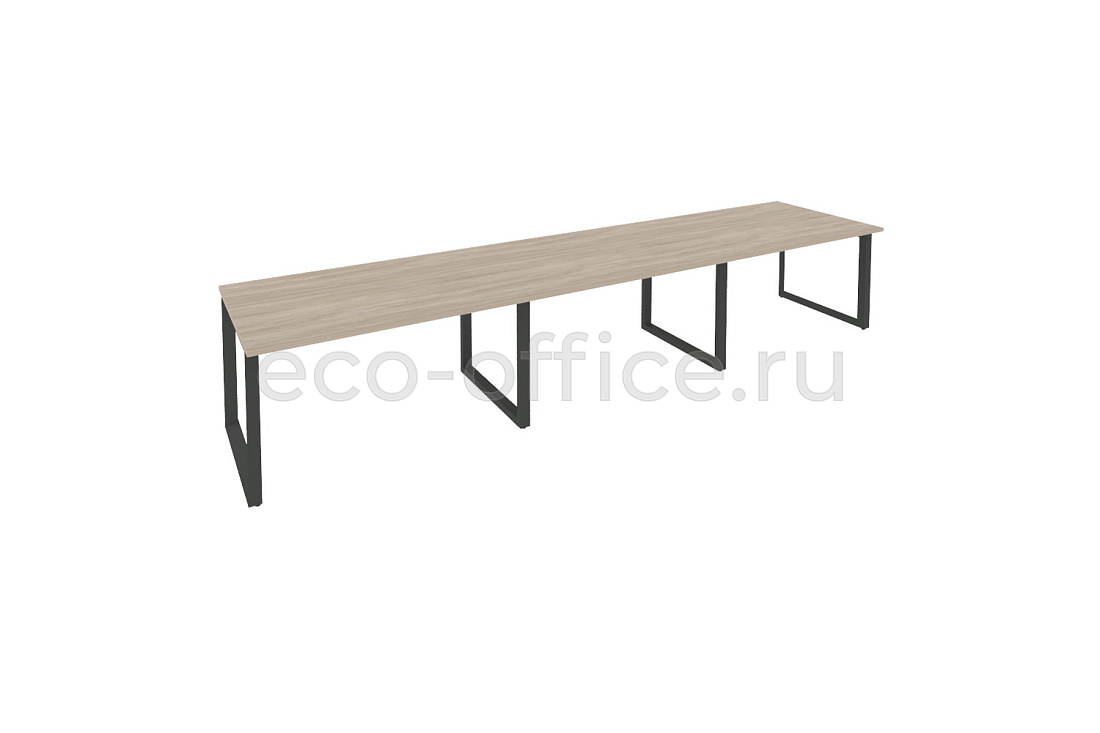 Стол переговорный (3 столешницы) ONIX O.MO-PRG-3.3 Дуб Аттик / Антрацит металл  купить в Кранодаре