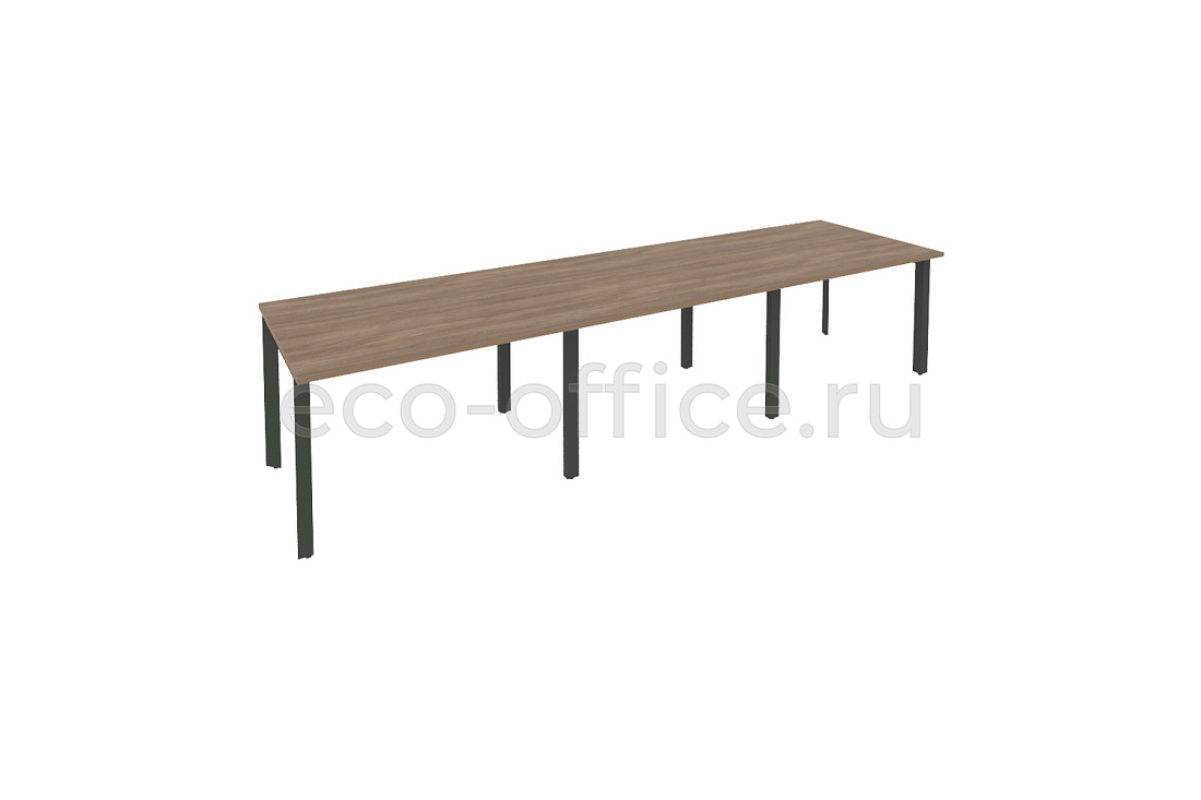 Стол переговорный (3 столешницы) ONIX O.MP-PRG-3.2 Дуб Аризона / Антрацит металл  купить в Кранодаре