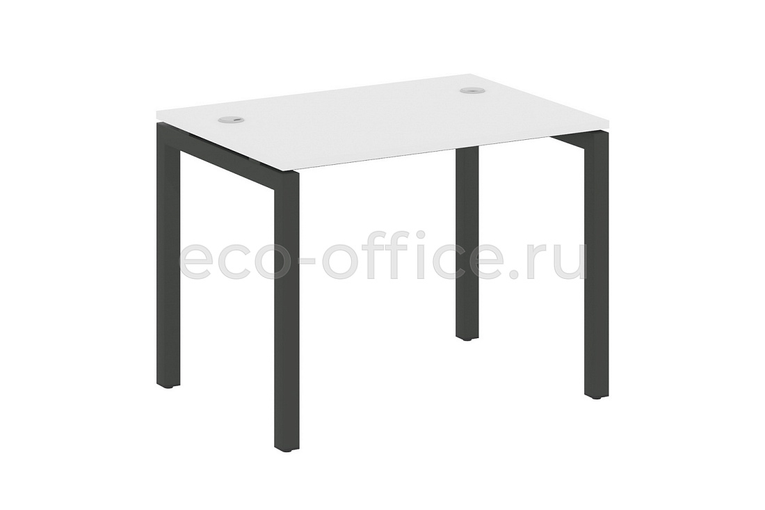 Стол письменный METAL SYSTEM QUATTRO 5x5 50БП.СП-1 Белый / Антрацит металл купить в Кранодаре