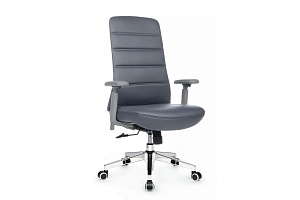 Кресло руководителя RV Chair SAM-M B654-1 Синяя экокожа фото