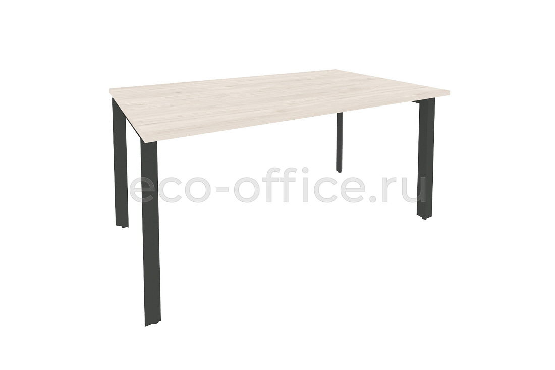Стол переговорный (1 столешница) ONIX O.MP-PRG-1.4 Денвер Светлый / Антрацит металл купить в Кранодаре