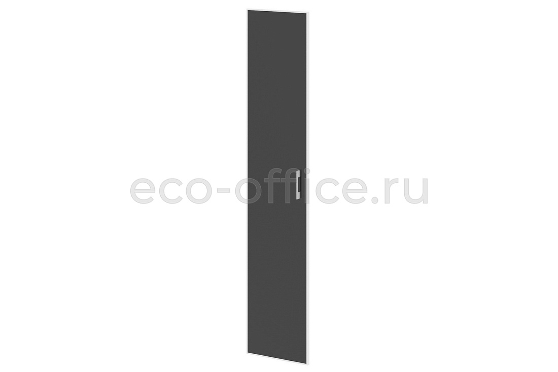 Дверь высокая стеклянная левая YALTA LT.S-1 R (L) black Чёрное стекло купить в Кранодаре