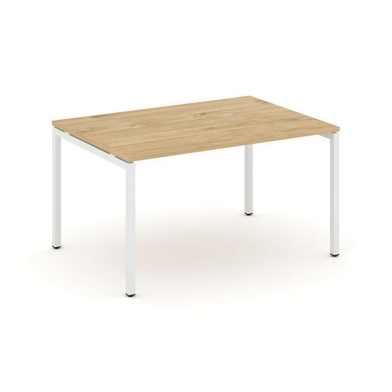стол переговорный style project sn-4p.sprg-002.3 тиквуд светлый/металл белый фото