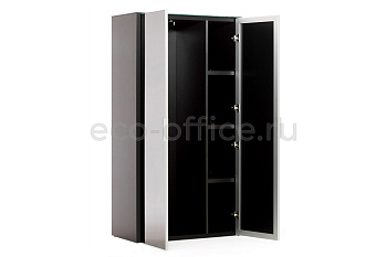 Гардероб 2 двери GALA NEWLIB2/899 + LIBSH/899 BLACK GLASS купить в Кранодаре