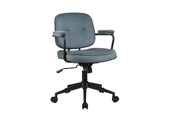 Кресло ECO-CHAIR CHESTER W-221T Синий велюр купить в Кранодаре
