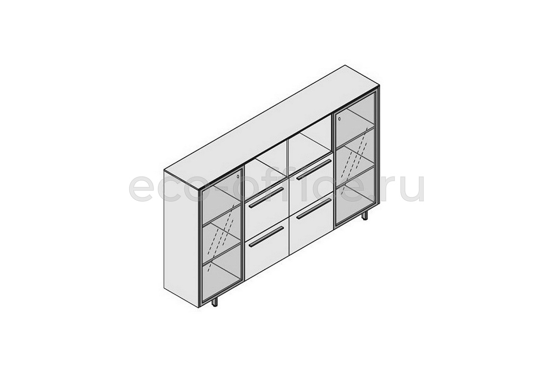 Шкаф высокий Monolitico E.O.S. 118263 Modern Walnut (Cod.13)  стоимость