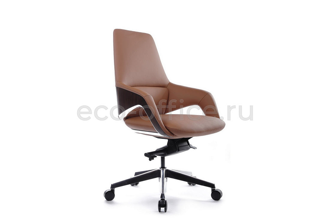 Кресло руководителя RV Design AURA-M FK005-B Светло-коричневая кожа купить в Кранодаре