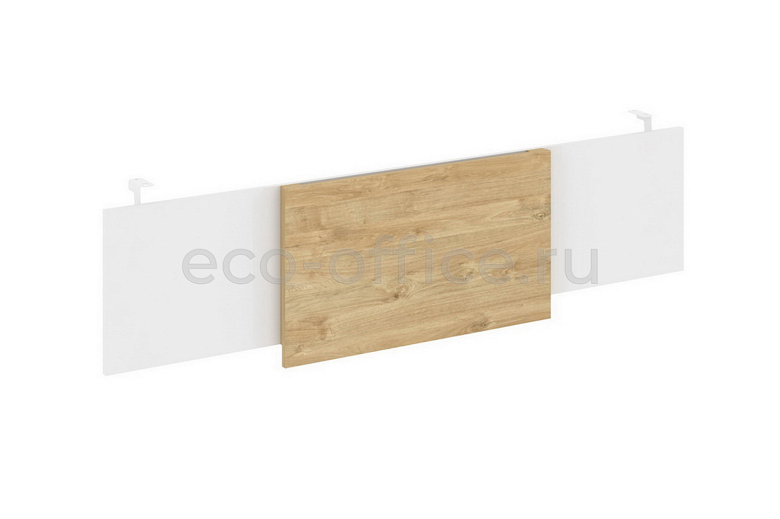 Царга для стола руководителя L1980 ONIX WOOD DIRECT O.M-CSR-6 Белый Бриллиант / Тиквуд Светлый / Белый металл купить в Кранодаре