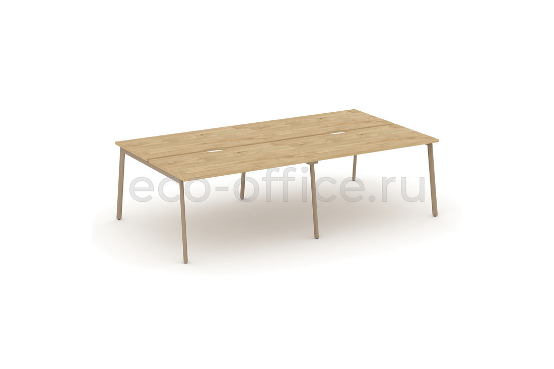 Рабочая станция на 4 места ESTETICA ES.D.RS-4.3-VP Тиквуд Светлый купить в Кранодаре