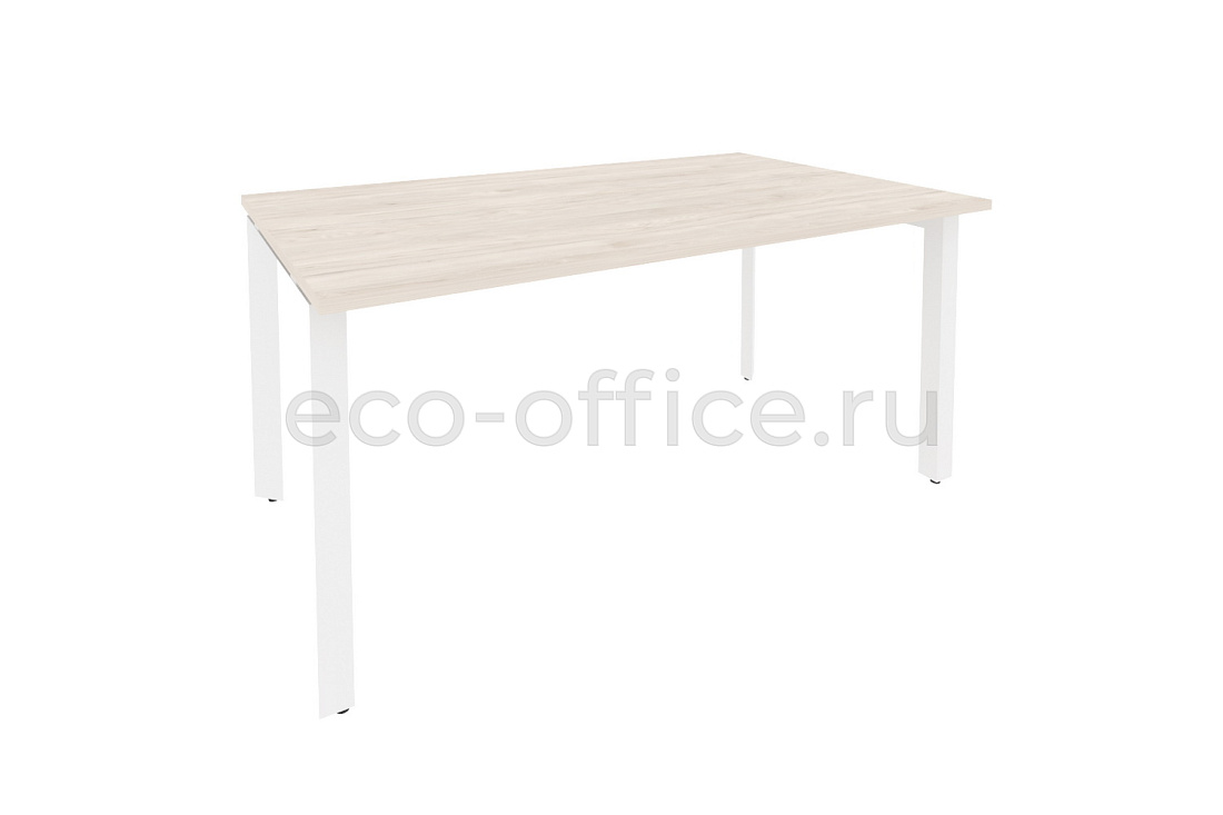 Стол переговорный (1 столешница) ONIX O.MP-PRG-1.4 Денвер Светлый / Белый металл  купить в Кранодаре