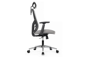 Кресло RV Chair STEP A2320 Серая сетка / Серая ткань фото